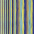 Modern Ikat Skyflare: Vertical Brushstroke Texture in Blue, Yellow, and Orange with Soft Transitions Royalty Free Stock Photo