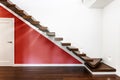 Modern illuminated stairs Royalty Free Stock Photo