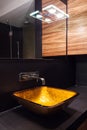 Modern illuminated washbasin