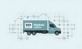ShipFast Logistics: Smart Delivery Royalty Free Stock Photo