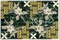 Modern Indonesian batik. beautiful with leaf and flower motifs Royalty Free Stock Photo