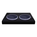 Modern induction cooker panel with touch control buttons