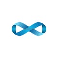 Modern Infinity Symbol Icons logo Template Royalty Free Stock Photo