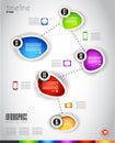 Modern Infografics template Royalty Free Stock Photo