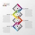 Modern infographic option design. Colorful abstract template. Vector illustration Royalty Free Stock Photo