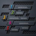 Modern infographic, realistic design elements