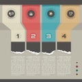Modern infographic template Royalty Free Stock Photo