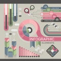 Modern infographic template Royalty Free Stock Photo