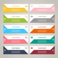 Modern infographics options banner. Vector illustration. can be used for workflow layout, diagram, number options, web design Royalty Free Stock Photo