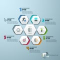 Modern Infographics Process Template
