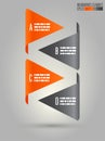 Modern infographics template Royalty Free Stock Photo