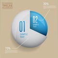 Modern infographics vector design template