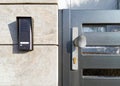 Modern Intercom and Secure Metal Gate with Lock