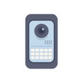 Modern intercom system providing security and communication Royalty Free Stock Photo