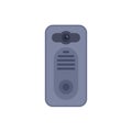 Modern intercom system displaying security features Royalty Free Stock Photo