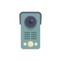 Modern intercom system with camera for home security