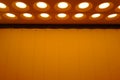 Modern interior ceiling lights. contemporary theater scene Royalty Free Stock Photo