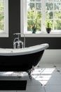 Modern interior design in new and contemporary bathroom Royalty Free Stock Photo