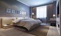 Modern interior guest rooms Royalty Free Stock Photo