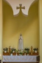 Modern interior of The Holy Spirit Catholic Church of Heviz town Royalty Free Stock Photo