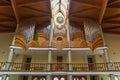 Modern interior of The Holy Spirit Catholic Church of Heviz town Royalty Free Stock Photo