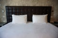 Modern interior hotel bed room Royalty Free Stock Photo