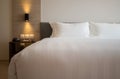 Modern interior hotel bed room Royalty Free Stock Photo