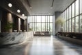 Modern interior of the reception, Generative AI 1 Royalty Free Stock Photo