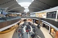 Modern interior of Rome Fiumicino International Airport Leonardo da Vinci  Rome  Italy Royalty Free Stock Photo