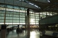 Interior of San Francisco Airport departure terminal, California