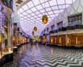 The modern interior of The Victoria Gate shopping centre in Leeds