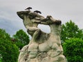 Mythological Themed Man Minotaur Sculpture, Bucharest, Romania