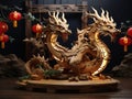 Wood Dragon for Lunar Chinese New Year 2024