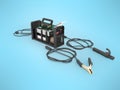 Modern inverter welding machine dismantled gray perspective 3d r