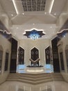 Modern islamic museum interior