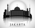 Modern Jakarta City Skyline Design. Indonesia