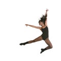 Modern Jazz Street Dancer Jumping Royalty Free Stock Photo