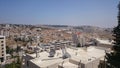 Modern Jerusalem panorama. Architecture of appartment and office buildings in the holy ciity Jerusalem