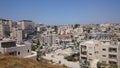 Modern Jerusalem panorama. Architecture of appartment and office buildings in the holy ciity Jerusalem