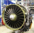 Modern jet engine Royalty Free Stock Photo