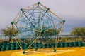 Modern Jungle Jym At Kids Park in Arizona Desert