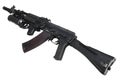 modern kalashnikov AK 74M assault rifle with underbarrel grenade launcher