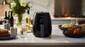 Modern kitchen adorned with an airfryer, epitomizing culinary convenience