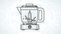 Modern Kitchen Blender Vector Icon Royalty Free Stock Photo