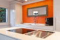 Modern kitchen hob Royalty Free Stock Photo