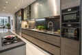 Modern kitchen interior, close up Royalty Free Stock Photo