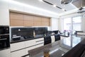 Modern kitchen interior in new luxury home