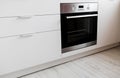 Modern kitchen interior with new oven Royalty Free Stock Photo