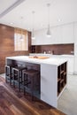 Modern kitchen island