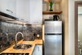 Interior kitchen design concept, home or hotel or villa
